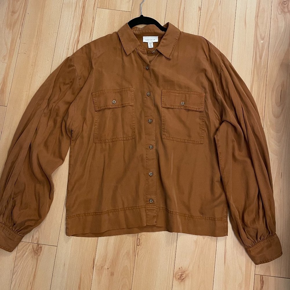 TOPSHOP Blouse - camel coloured